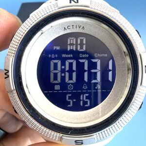 Activa Summit X Invicta Men's Digital Watch - 50mm, Camouflage, White ACW1915MC